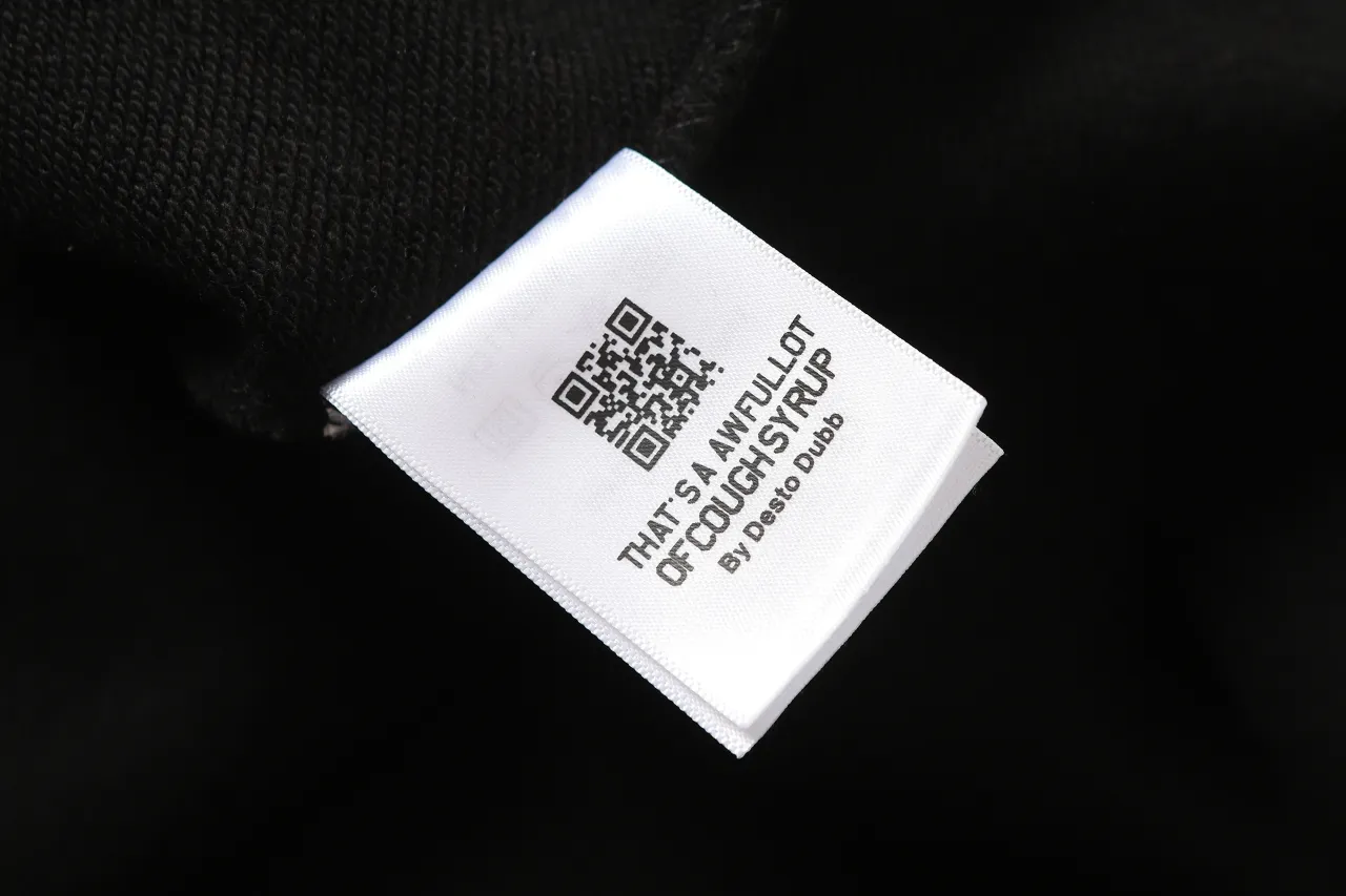 C Black I THAT'S A AWFUL LOT OF COUGH SYRUP In Stock Same Style. （fabric): 100 Sizes（size）：S-M L X L （colour）：